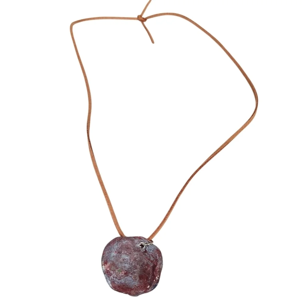Natural Ocean Jasper Air Dry Clay Necklace